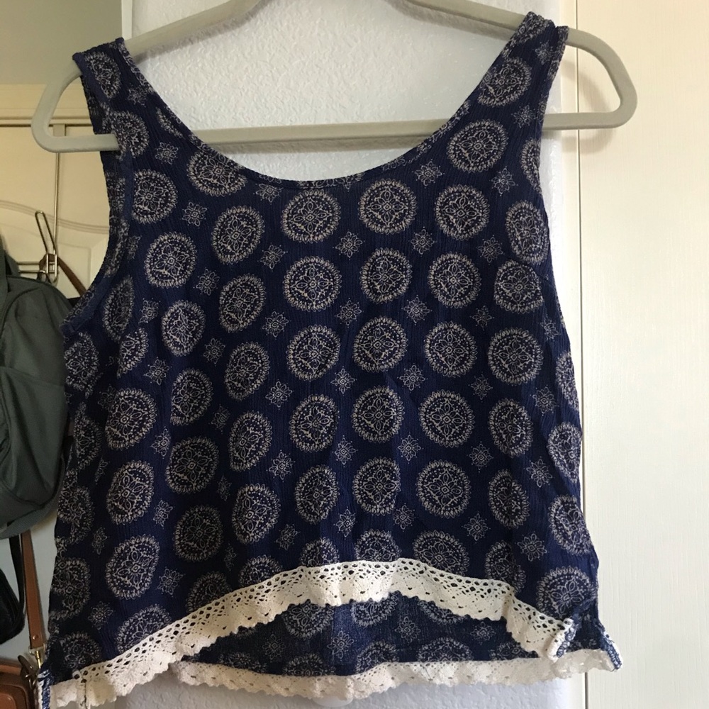🔥2 for $10 Forever 21 patterned summer tank top